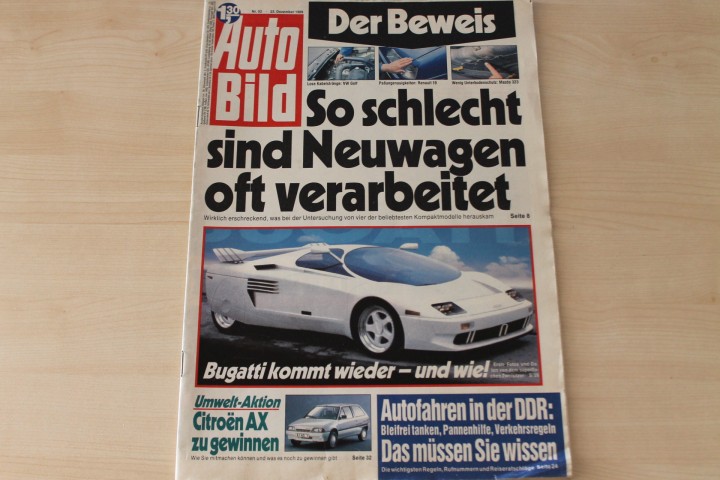 Deckblatt Auto Bild (52/1989)